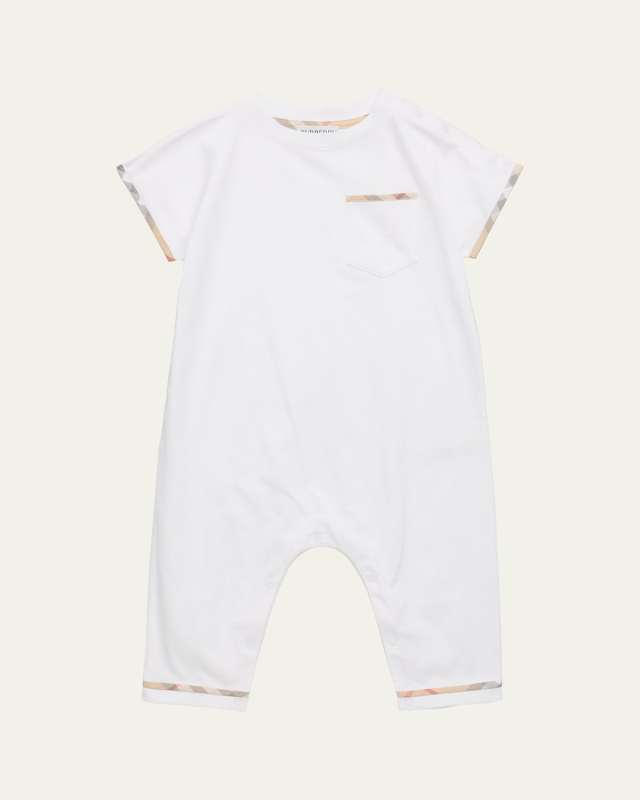 Boy's Jensen Cotton Jersey Playsuit, Size Newborn-18